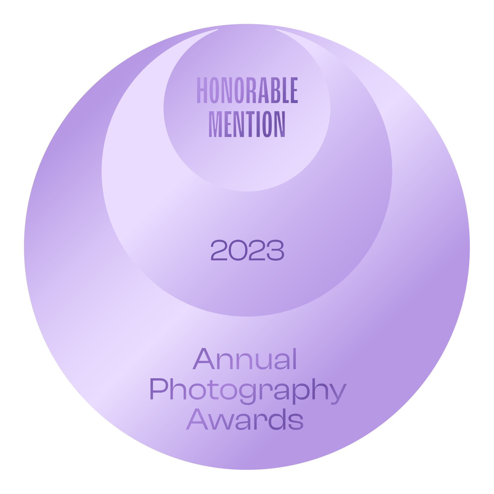 Annual Photography Awards 2023 Honorable Mention badge